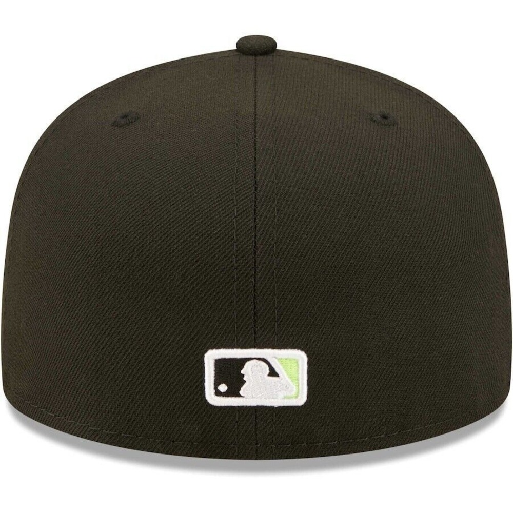 Atlanta Braves 95 World Series Summer Pop New Era 59FIFTY Fitted Hat Black 7 3/8 - Picture 4 of 5